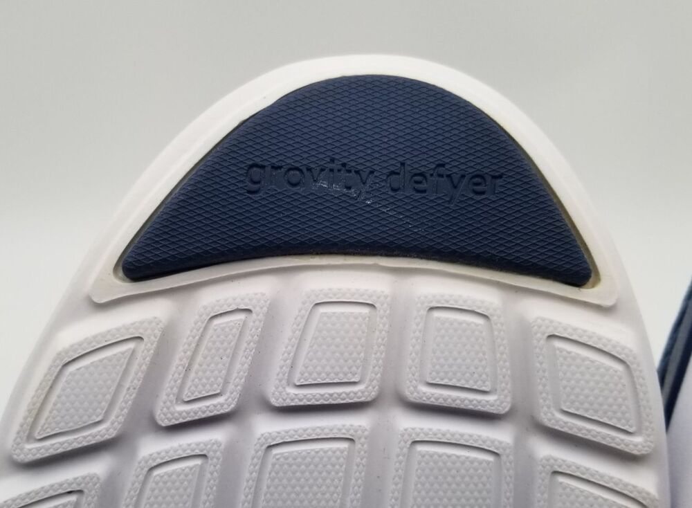 Gravity Defyer Mens XLR8 Verso Cloud Sneakers Shoes 10 Wide Blue/White Excellent - Picture 9 of 12